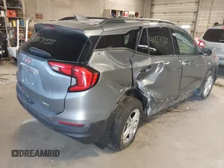 2020 GMC Terrain SLE with VIN 3GKALTEVXLL169214, listed as a IAAI auction lot 41859738 with 80,281 mi miles. Bid and sale history available at carsss.com. Image 4.