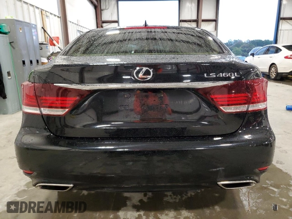 2014 Lexus LS 460 L with VIN JTHGL1EF6E5051262, listed as a Copart auction lot 79604764 with 63,965 mi miles and Salvage Title. Bid and sale history available at DreamBid. Image 6.