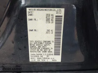 2013 Nissan Altima 2.5 SL with VIN 1N4AL3AP4DC151006, listed as a IAAI auction lot 40012493 with 136,247 mi miles. Bid and sale history available at carsss.com. Image 9.