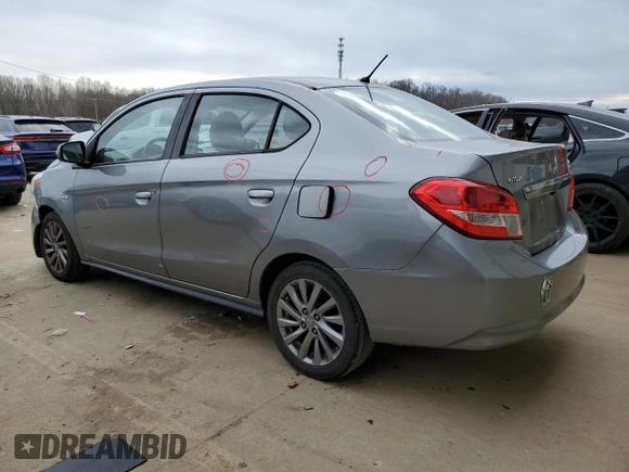 2019 Mitsubishi Mirage SE z VIN ML32F4FJ0KHF01110, wystawiony jako Copart lot #46901865 z przebiegiem 98 543 mil mil oraz Szkoda całkowita • Salvage title. Historia ofert i sprzedaży dostępna na DreamBid. Obrazek 2.