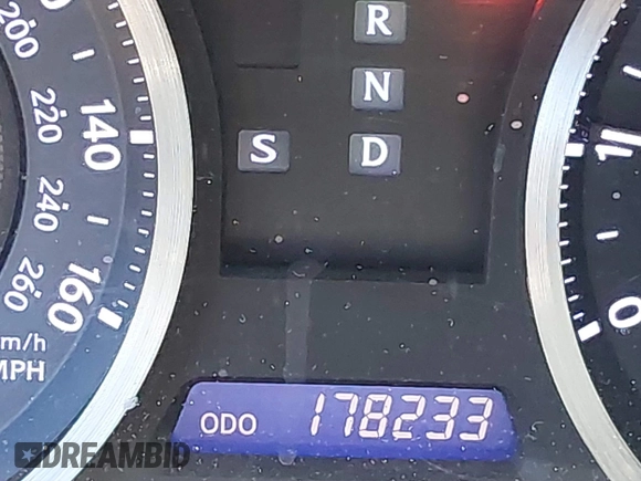 2012 Lexus IS 250 with VIN JTHBF5C28C5182098, listed as a IAAI auction lot 41344801 with 178,233 mi miles and . Bid and sale history available at DreamBid. Image 16.