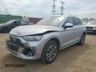 2024 Audi Q5 S line Premium Plus z VIN WA1EABFY9R2028418, wystawiony jako Copart lot #56371775 z przebiegiem 15 104 mil mil oraz Szkoda całkowita • Salvage title. Historia ofert i sprzedaży dostępna na DreamBid. Obrazek 1.
