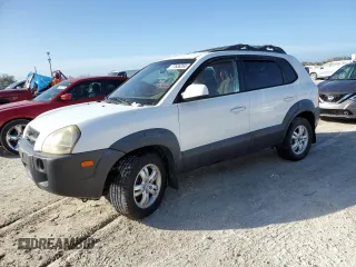 2007 Hyundai Tucson SE with VIN KM8JN12D47U641209, listed as a Copart auction lot 77636264 with Not Provided miles and Salvage Title. Bid and sale history available at carsss.com. Image 1.