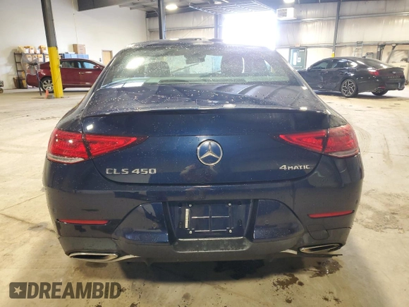 2019 Mercedes-Benz CLS with VIN WDD2J5KB7KA031427, listed as a Copart auction lot 75263124 with 80,592 mi miles and Salvage Title. Bid and sale history available at carsss.com. Image 6.