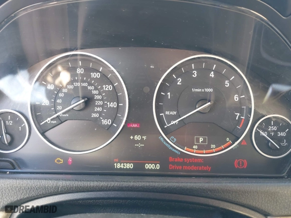 2014 BMW 4 Series 428i xDrive with VIN WBA3N5C55EK196898, listed as a IAAI auction lot 42112580 with 184,381 mi miles. Bid and sale history available at carsss.com. Image 7.
