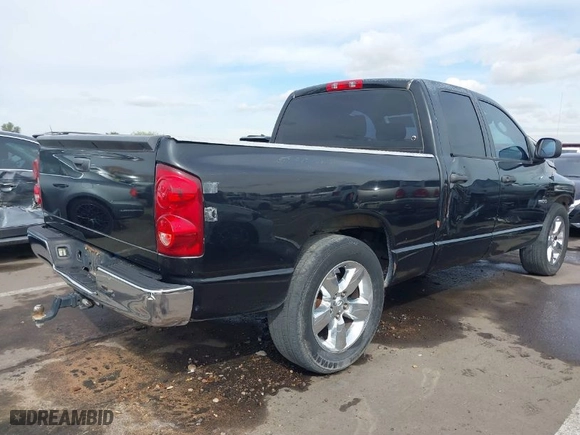 2007 Dodge Ram 1500 SLT with VIN 1D7HA18N17S259929, listed as a IAAI auction lot 41777502 with 208,517 mi miles. Bid and sale history available at carsss.com. Image 4.