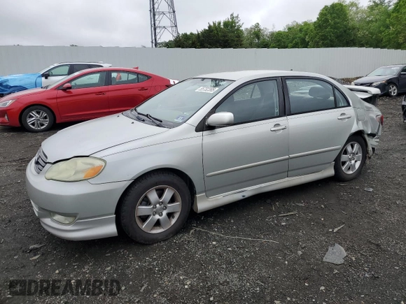 2004 Toyota Corolla CE with VIN 2T1BR32E04C304014, listed as a Copart auction lot 55732395 with 225,413 mi miles and Salvage Title. Bid and sale history available at DreamBid. Image 1.