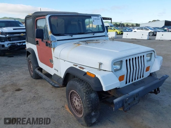 1995 Jeep Wrangler S with VIN 1J4FY19P6SP210468, listed as a IAAI auction lot 41882009 with 133,705 mi miles. Bid and sale history available at carsss.com. Image 1.