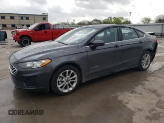 2019 Ford Fusion Hybrid SE with VIN 3FA6P0LU8KR256531, listed as a Copart auction lot 44601243 with 65,642 mi miles. Bid and sale history available at carsss.com. Image 1.