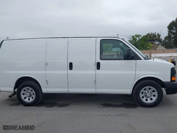 2012 Chevrolet Express Cargo Van with VIN 1GCSGAFX9C1151383, listed as a IAAI auction lot 42078082 with 199,106 mi miles. Bid and sale history available at carsss.com. Image 13.