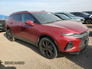 2020 Chevrolet Blazer RS z VIN 3GNKBKRS0LS571088, wystawiony jako Copart lot #54438135 z przebiegiem 28 124 mil mil oraz Szkoda całkowita • Salvage title. Historia ofert i sprzedaży dostępna na DreamBid. Obrazek 4.