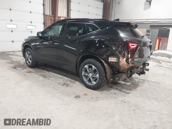 2023 Chevrolet Blazer LT with VIN 3GNKBJR45PS234918, listed as a IAAI auction lot 42318333 with 16,348 mi miles and . Bid and sale history available at DreamBid. Image 3.