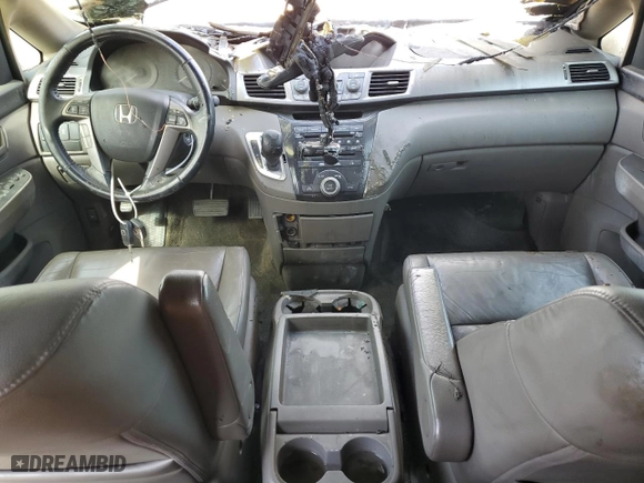 2013 Honda Odyssey EX-L with VIN 5FNRL5H69DB052626, listed as a Copart auction lot 49712975 with 0 mi miles and Non Repairable. Bid and sale history available at carsss.com. Image 8.