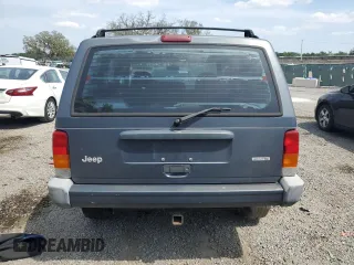 2001 Jeep Cherokee Sport with VIN 1J4FT48S31L596648, listed as a Copart auction lot 54101345 with 190,688 mi miles and Clean Title. Bid and sale history available at carsss.com. Image 6.