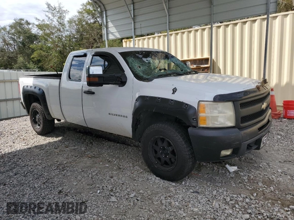 2011 Chevrolet Silverado 1500 Work Truck with VIN 1GCRCPEA0BZ406402, listed as a Copart auction lot 74628274 with 277,413 mi miles and Salvage Title. Bid and sale history available at DreamBid. Image 4.