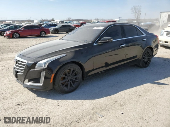 2019 Cadillac CTS Sedan Luxury RWD with VIN 1G6AR5SS2K0101035, listed as a Copart auction lot 48963175 with 115,318 mi miles and Salvage Title. Bid and sale history available at carsss.com. Image 1.