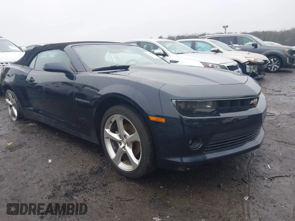 2015 Chevrolet Camaro LT with VIN 2G1FF3D3XF9273985, listed as a IAAI auction lot 41430784 with 91,994 mi miles. Bid and sale history available at carsss.com. Image 1.