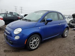 2013 FIAT 500 Pop with VIN 3C3CFFDR3DT647609, listed as a Copart auction lot 85893994 with 31,703 mi miles and Salvage Title. Bid and sale history available at carsss.com. Image 1.