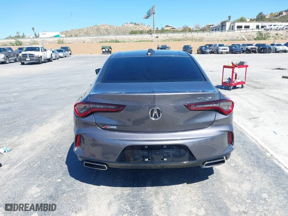 2022 Acura TLX w/A-Spec Package with VIN 19UUB5F52NA003934, listed as a IAAI auction lot 41817694 with 38,273 mi miles. Bid and sale history available at carsss.com. Image 16.