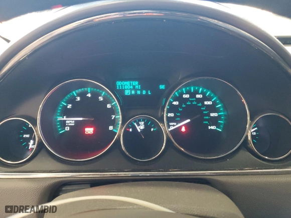 2015 Buick Enclave Convenience with VIN 5GAKRAKD9FJ121246, listed as a Copart auction lot 49628175 with 111,804 mi miles and Salvage Title. Bid and sale history available at carsss.com. Image 9.