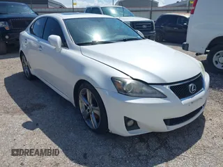 2012 Lexus IS 250 with VIN JTHBF5C21C5181651, listed as a IAAI auction lot 42667427 with 128,943 mi miles and . Bid and sale history available at DreamBid. Image 1.