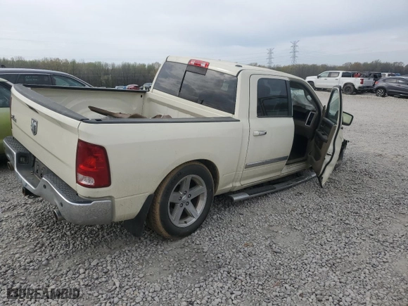 2010 Dodge Ram 1500 SLT with VIN 1D7RB1CT7AS234967, listed as a Copart auction lot 50953835 with 0 mi miles and Salvage Title. Bid and sale history available at carsss.com. Image 3.