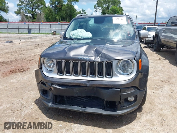 2017 Jeep Renegade Limited with VIN ZACCJADB6HPE71846, listed as a IAAI auction lot 42351461 with 135,373 mi miles and . Bid and sale history available at DreamBid. Image 12.