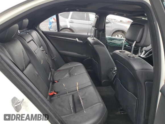 2012 Mercedes-Benz C 300 Sport with VIN WDDGF8BB4CA598687, listed as a Copart auction lot 55562575 with 371,312 mi miles and Clean title. Bid and sale history available at DreamBid. Image 10.