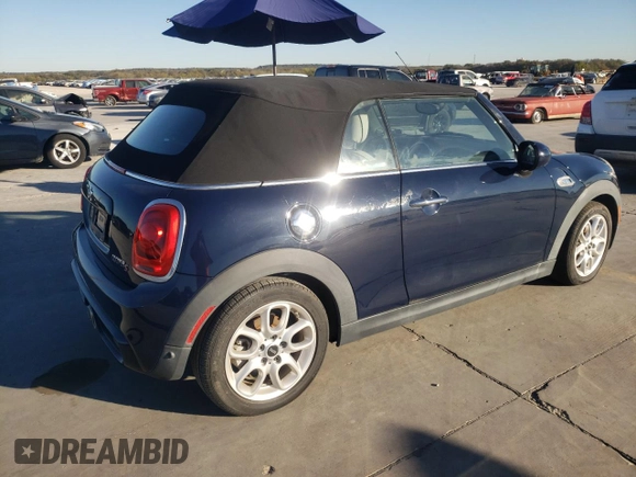 2017 MINI Convertible Cooper S with VIN WMWWG9C36H3C81988, listed as a Copart auction lot 80795784 with Not provided miles and Salvage title. Bid and sale history available at DreamBid. Image 3.