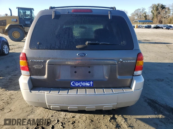 2006 Ford Escape с VIN 1FMYU95H26KC28097, выставлен на аукционе Copart как лот 80788354 с пробегом 121 471 миль миль и Чистый • Clean title. История ставок и продаж доступна на DreamBid. Изображение 6.