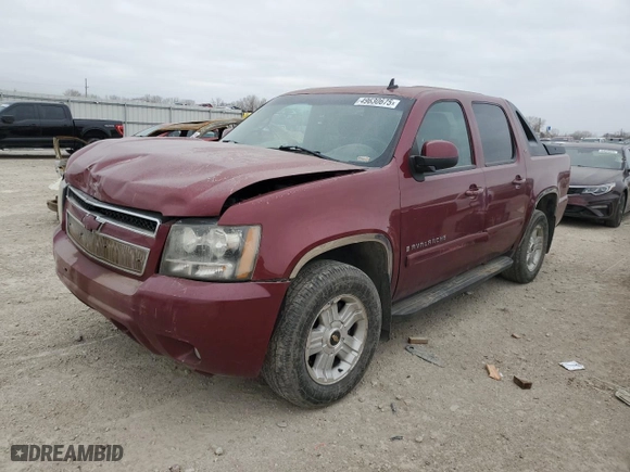 2007 Chevrolet Avalanche LTZ with VIN 3GNFK12377G276366, listed as a Copart auction lot 49630675 with 0 mi miles and Salvage Title. Bid and sale history available at carsss.com. Image 1.