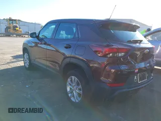 2022 Chevrolet TrailBlazer LS with VIN KL79MNSL2NB014152, listed as a IAAI auction lot 41737751 with 40,816 mi miles. Bid and sale history available at carsss.com. Image 3.
