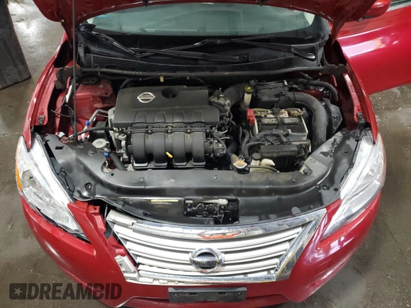 2014 Nissan Sentra SV with VIN 3N1AB7AP8EY253456, listed as a Copart auction lot 60171835 with 123,250 mi miles and Salvage title. Bid and sale history available at DreamBid. Image 11.