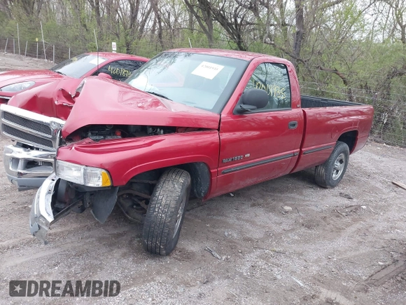 1998 Dodge 1500 with VIN 1B7HC16Y4WS630100, listed as a IAAI auction lot 42001935 with 65,000 mi miles and . Bid and sale history available at DreamBid. Image 2.