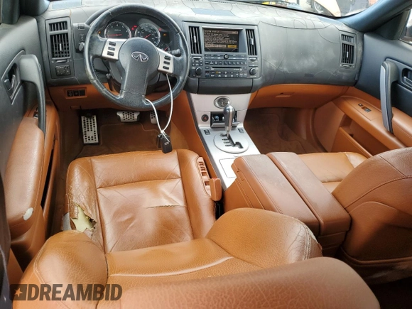 2003 Infiniti FX Options z VIN JNRAS08W73X204829, wystawiony jako Copart lot #47685215 z przebiegiem 209 166 mil mil oraz Tytuł czysty. Historia ofert i sprzedaży dostępna na DreamBid. Obrazek 8.