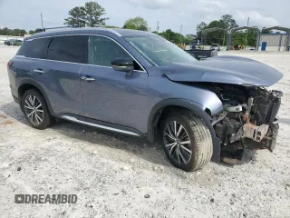 2023 Infiniti QX60 Sensory с VIN 5N1DL1GRXPC345351, выставлен на аукционе Copart как лот 54872255 с пробегом 77 392 миль миль и Списание • Salvage title. История ставок и продаж доступна на DreamBid. Изображение 4.