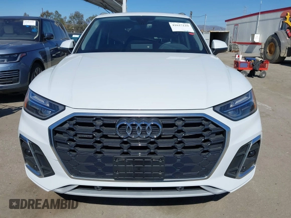 2023 Audi Q5 S line Premium Plus with VIN WA1EAAFY1P2197758, listed as a IAAI auction lot 41627129 with 11,272 mi miles. Bid and sale history available at carsss.com. Image 12.