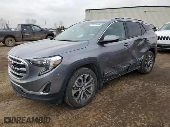 2018 GMC Terrain SLT with VIN 3GKALVEX1JL229181, listed as a Copart auction lot 49145035 with 80,851 mi miles and Salvage Title. Bid and sale history available at DreamBid. Image 1.