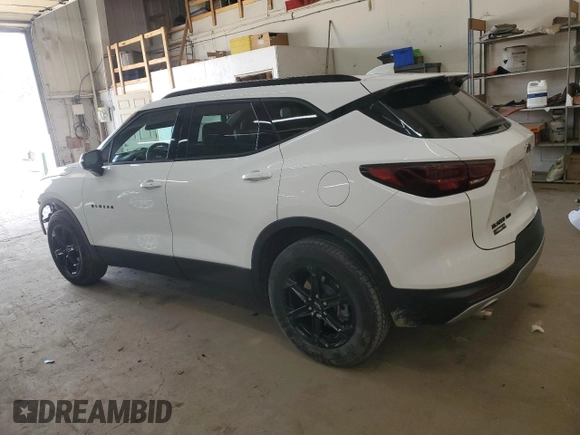 2023 Chevrolet Blazer LT with VIN 3GNKBJR41PS134864, listed as a Copart auction lot 53294545 with 43,376 mi miles and Salvage title. Bid and sale history available at DreamBid. Image 2.