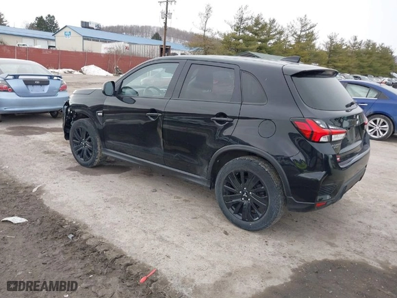 2021 Mitsubishi Outlander Sport ES with VIN JA4ARUAU9MU005130, listed as a IAAI auction lot 41427176 with 37,063 mi miles. Bid and sale history available at carsss.com. Image 3.