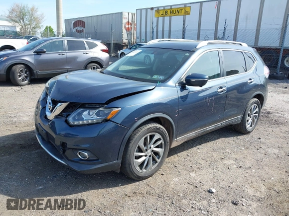 2015 Nissan Rogue SL z VIN 5N1AT2MVXFC797938, wystawiony jako IAAI lot #42129111 z przebiegiem 133 898 mil mil oraz . Historia ofert i sprzedaży dostępna na DreamBid. Obrazek 18.