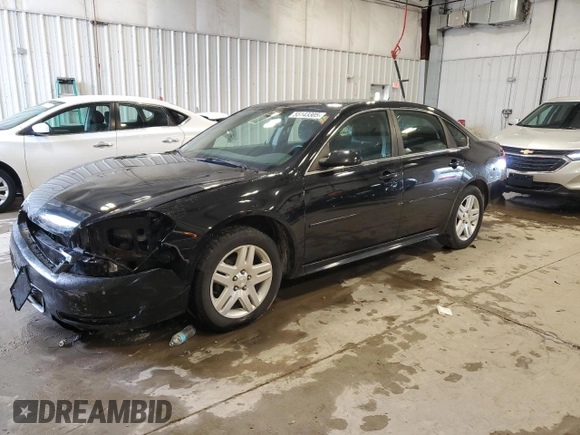 2014 Chevrolet Impala LT with VIN 2G1WB5E36E1126095, listed as a Copart auction lot 55143305 with 218,453 mi miles and Non Repairable. Bid and sale history available at DreamBid. Image 1.