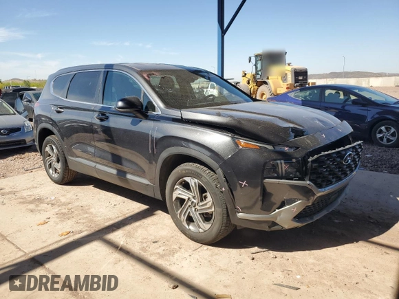 2021 Hyundai Santa Fe SE with VIN 5NMS14AJ1MH325492, listed as a Copart auction lot 52192985 with 51,545 mi miles and Salvage title. Bid and sale history available at DreamBid. Image 4.