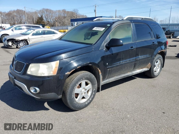2007 Pontiac Torrent with VIN 2CKDL73F476019095, listed as a Copart auction lot 49854685 with 0 mi miles and Salvage Title. Bid and sale history available at carsss.com. Image 1.