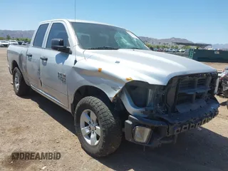 2019 Ram 1500 Tradesman with VIN 1C6RR6FG4KS586124, listed as a IAAI auction lot 42432848 with 103,162 mi miles and . Bid and sale history available at DreamBid. Image 1.