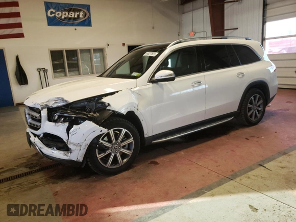 2020 Mercedes-Benz GLS with VIN 4JGFF5KE6LA125903, listed as a Copart auction lot 44027823 with 22,756 mi miles. Bid and sale history available at carsss.com. Image 1.