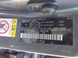 2016 Lexus NX 200t with VIN JTJBARBZ1G2047023, listed as a IAAI auction lot 41968197 with 138,163 mi miles and . Bid and sale history available at DreamBid. Image 9.