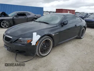 2007 BMW 6 Series M6 with VIN WBSEH93567B798456, listed as a Copart auction lot 77244804 with 0 mi miles and Salvage Title. Bid and sale history available at carsss.com. Image 1.