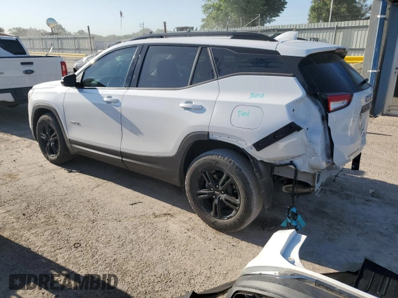 2023 GMC Terrain AT4 with VIN 3GKALYEG0PL145721, listed as a Copart auction lot 57461565 with 41,279 mi miles and Salvage title. Bid and sale history available at DreamBid. Image 2.