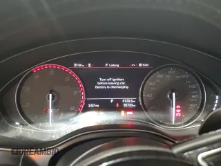 2014 Audi S7 Prestige with VIN WAUW2AFC1EN078774, listed as a Copart auction lot 77233704 with 95,733 mi miles and Salvage Title. Bid and sale history available at carsss.com. Image 9.